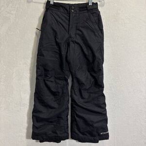 COLUMBIA Omni-Tech Bugaboo Girl's Size Small 7-8 Black Outgrown Ski Snow Pants